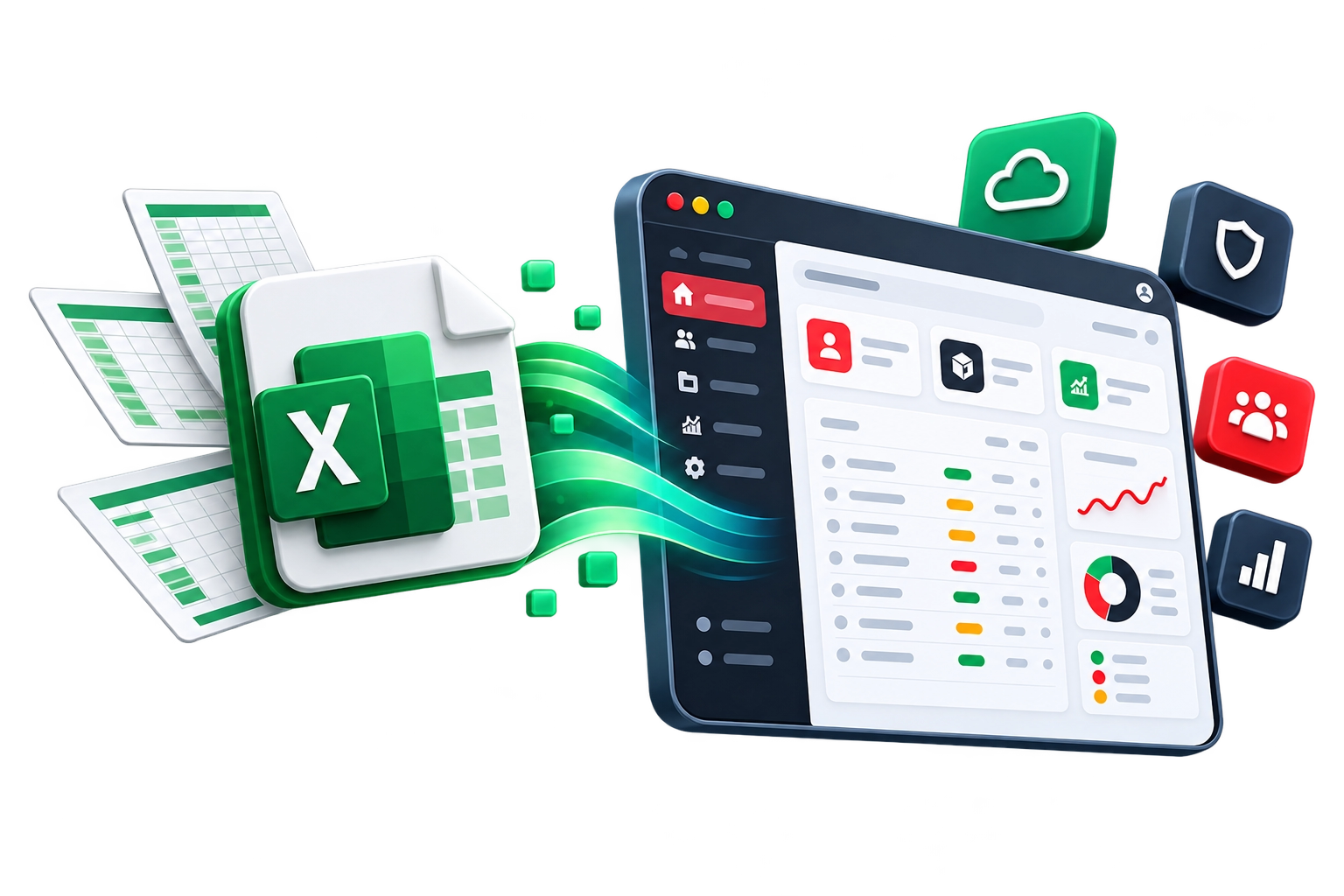 Da Planilha ao Sistema — Transformação de planilhas e processos manuais em sistemas web